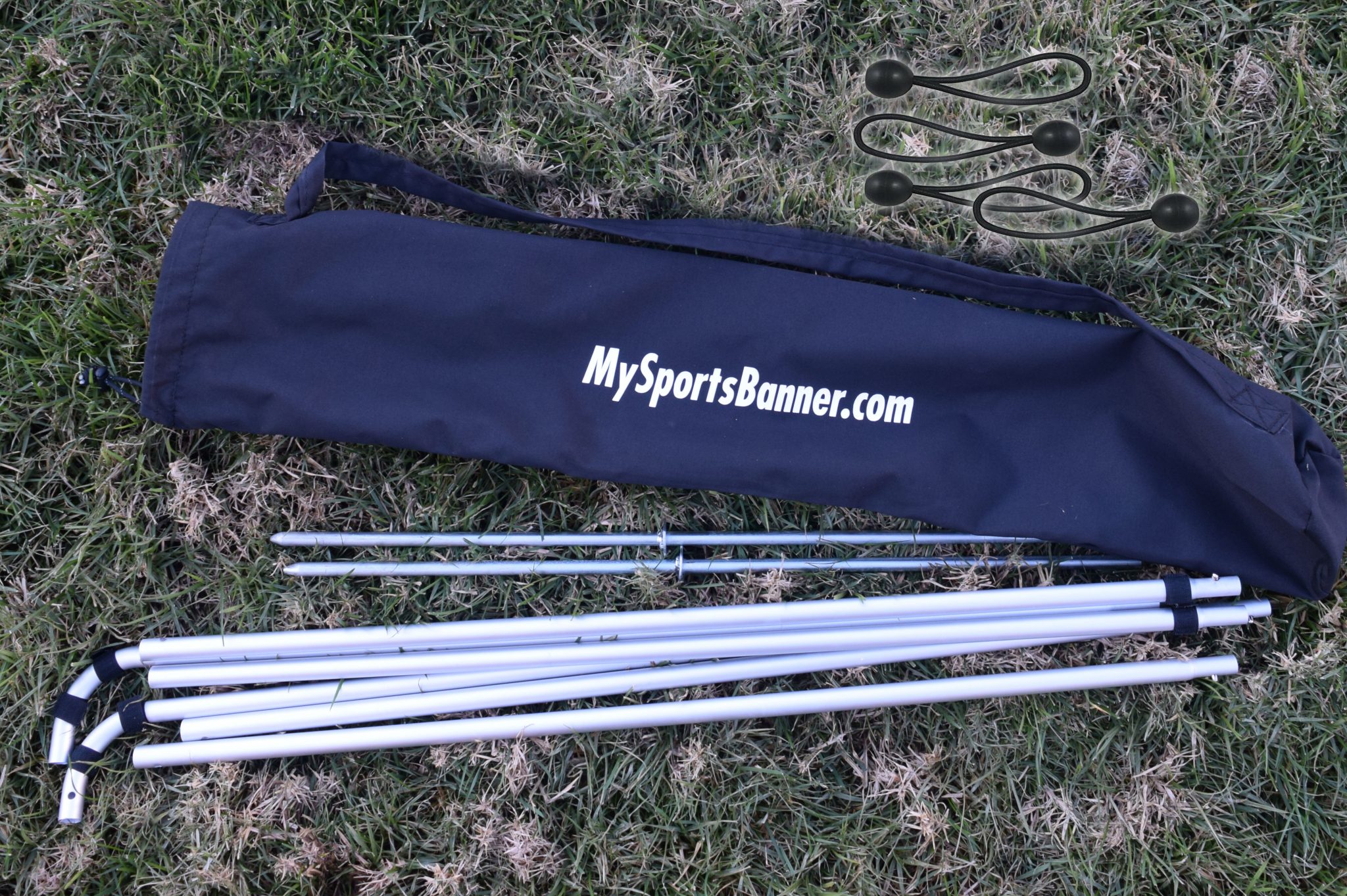 Aluminum Banner Stand with Bag & Stakes My Sports Banners 1888674